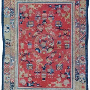 Antique Tibetan/China Rug # 17803 AR
