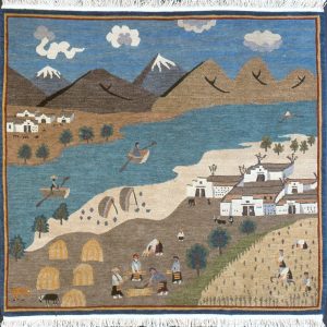 Farm Life Tibetan Carpet