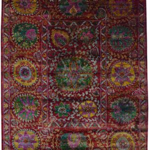 Suzani Silk Rug