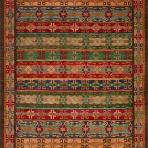 Trellis Tibetan Rug Earth