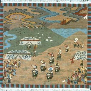 Yak Race Tibetan Carpet