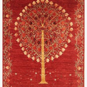 Afghan Red Tree Rug