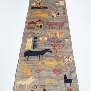 Folk Art Runner Rug